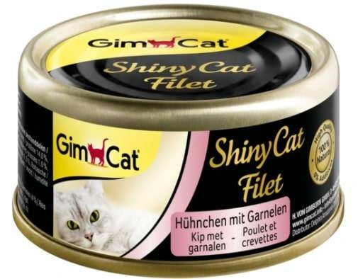 GimCat Light krewetki, kurczak w bulionie adult 70 g