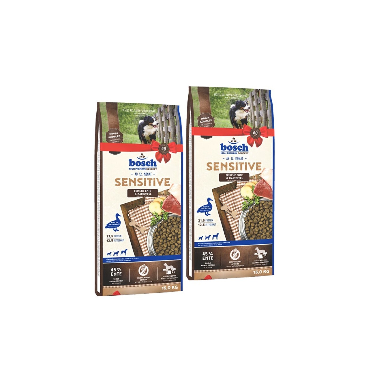Bosch Sensitive kaczka adult 15 kg × 2