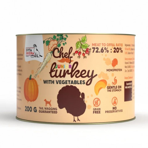 Syta Micha Chef indyk junior 200 g