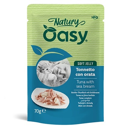 Oasy Natury Soft Jelly tuńczyk z doradą w galaretce adult 70 g