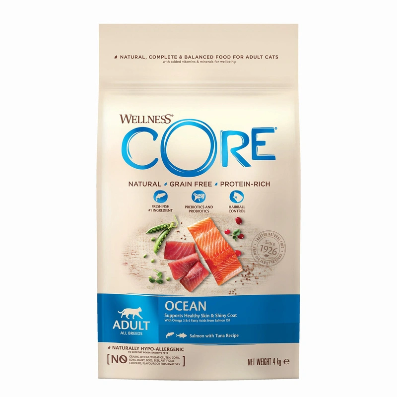 Wellness CORE tuńczyk, łosoś adult 4 kg