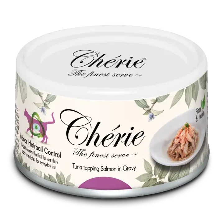 Cherie Hairball tuńczyk, łosoś w sosie 80 g