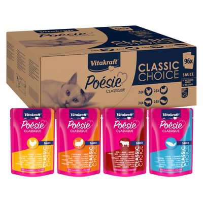 Vitakraft Poésie mix smaków w sosie 85 g × 96