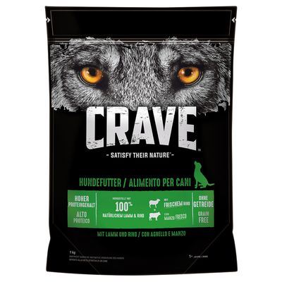 Crave jagnięcina, wołowina adult 1 kg