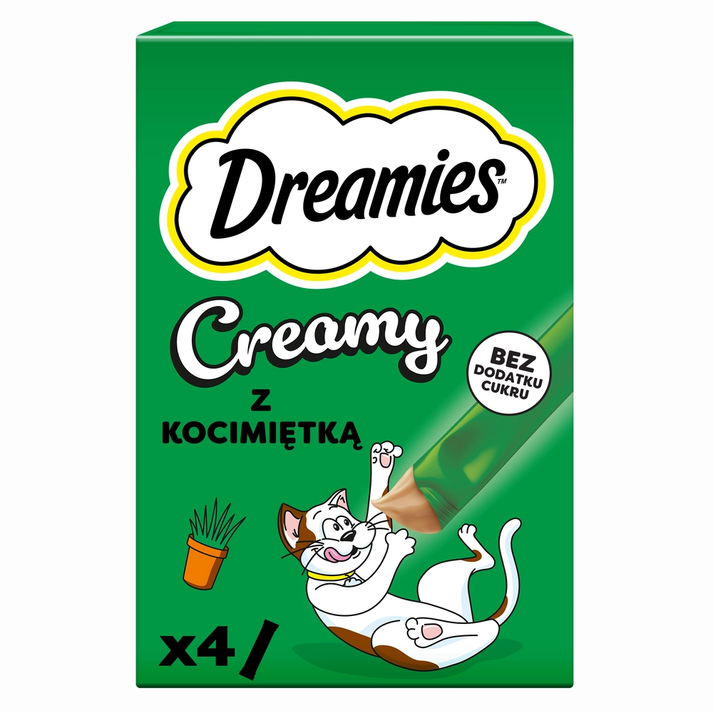 Dreamies Creamy kurczak 10 g × 4