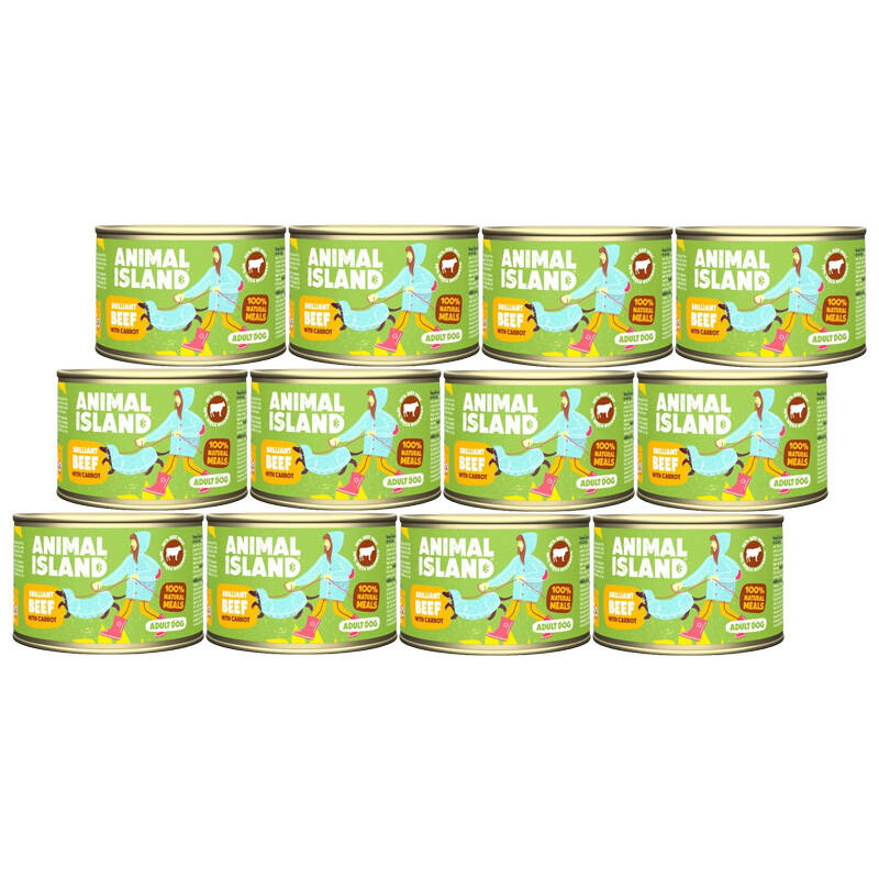 Animal Island wołowina z marchewką adult 410 g × 12