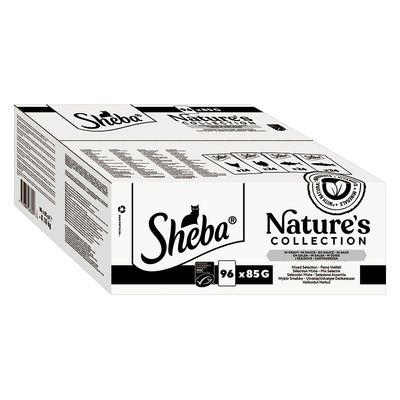 Sheba Nature's Collection mix smaków w sosie adult 85 g × 96
