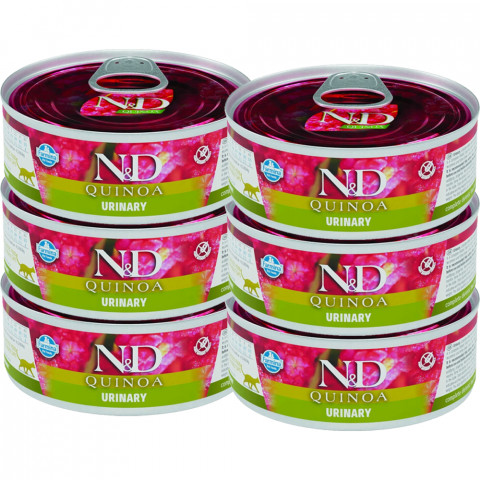 Farmina N&D Quinoa Urinary kaczka z quinoa adult 80 g × 6