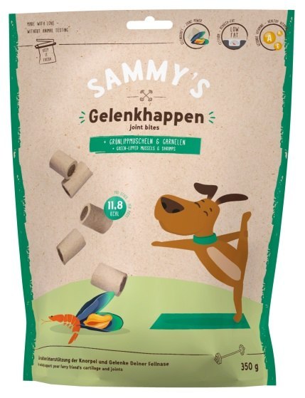 Bosch Sammy's Joint Bites krewetka, omółka zielonowargowa 350 g
