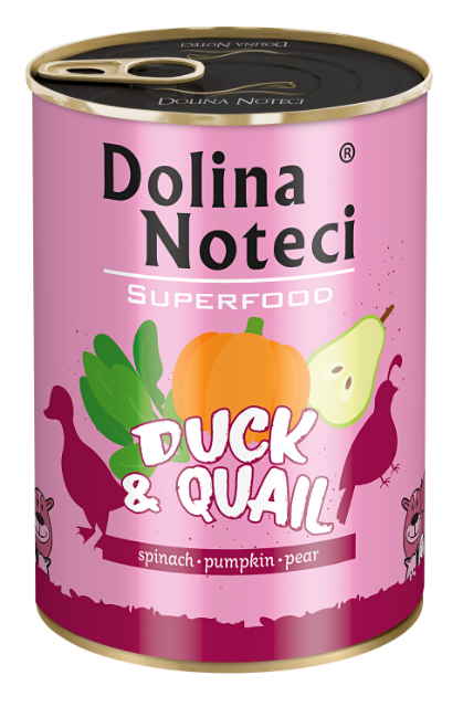 Dolina Noteci Superfood kaczka, przepiórka adult 400 g