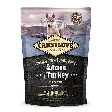 Carnilove indyk, łosoś puppy 1,5 kg