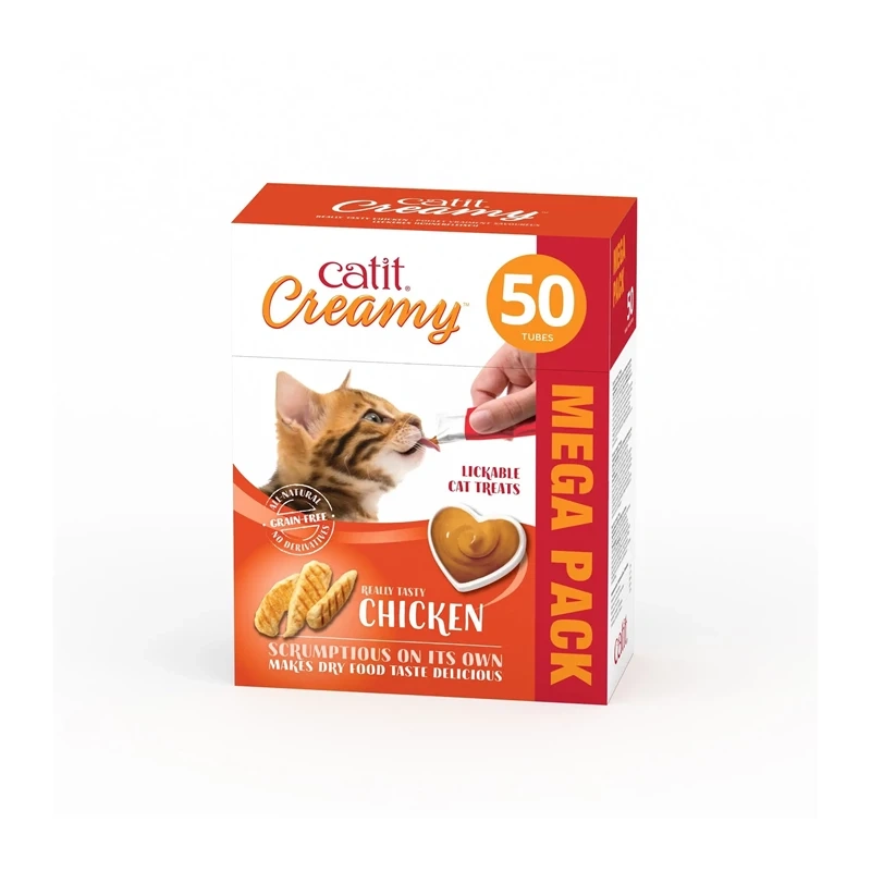 Catit Creamy kurczak 10 g × 50