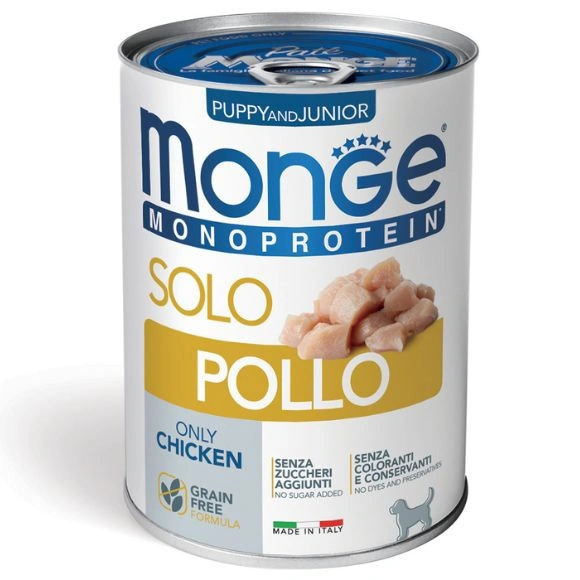 Monge Monoprotein Solo kurczak puppy 400 g