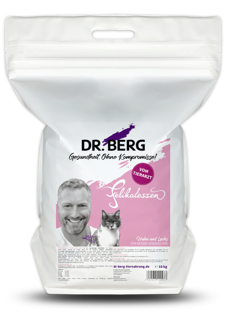 Dr.Berg Felikatessen kurczak, łosoś 10 kg