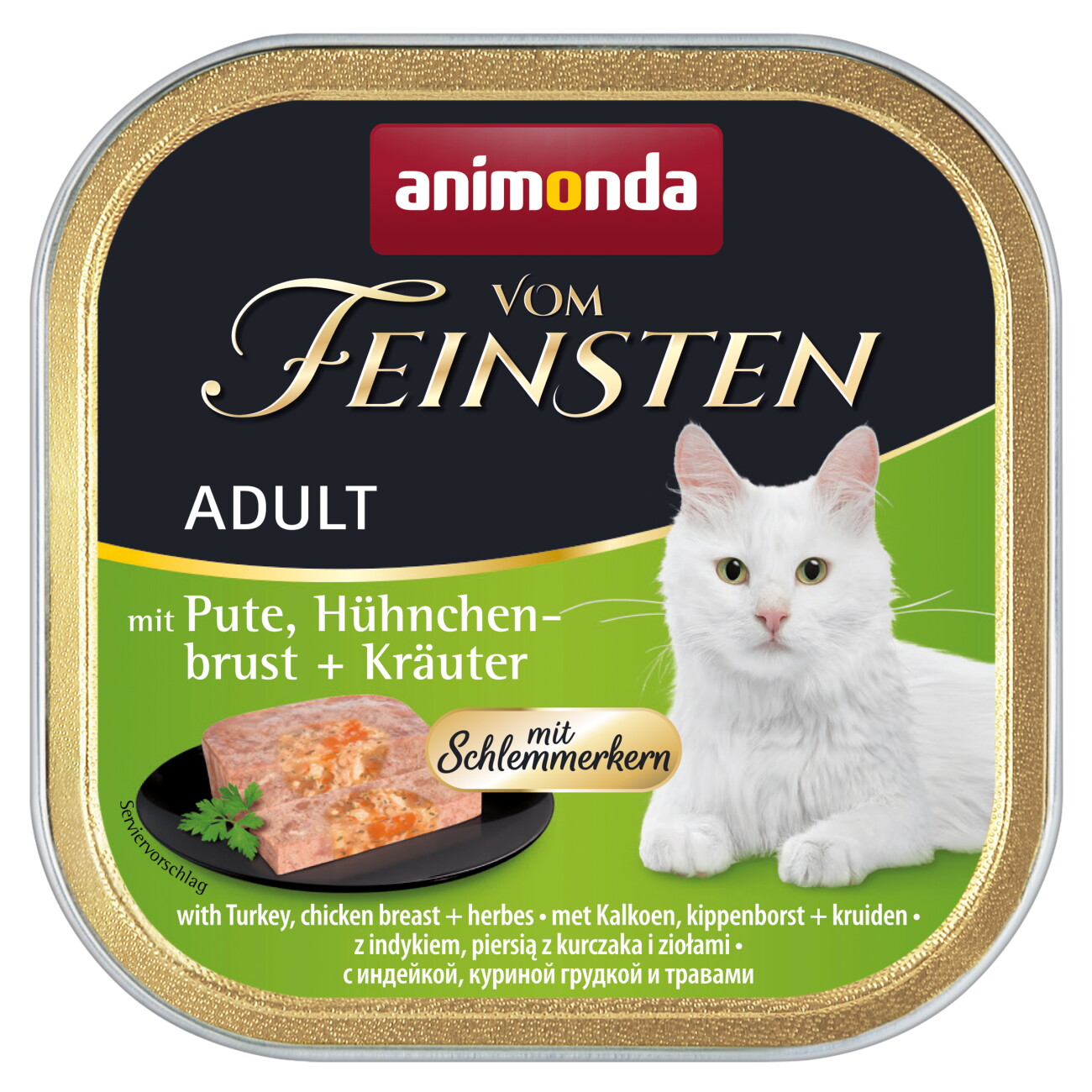 Animonda Vom Feinsten indyk, kurczak pasztet adult 100 g × 32