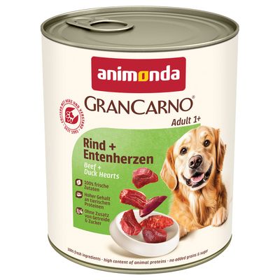 Animonda GranCarno Original kaczka, wołowina adult 800 g × 24