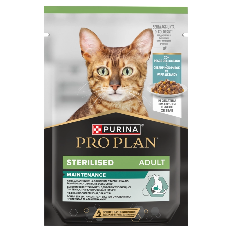 Purina Pro Plan Sterilised ryby w galaretce adult 85 g