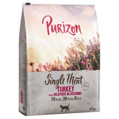 Purizon Single Meat indyk z kwiatami wrzosu adult 2,5 kg