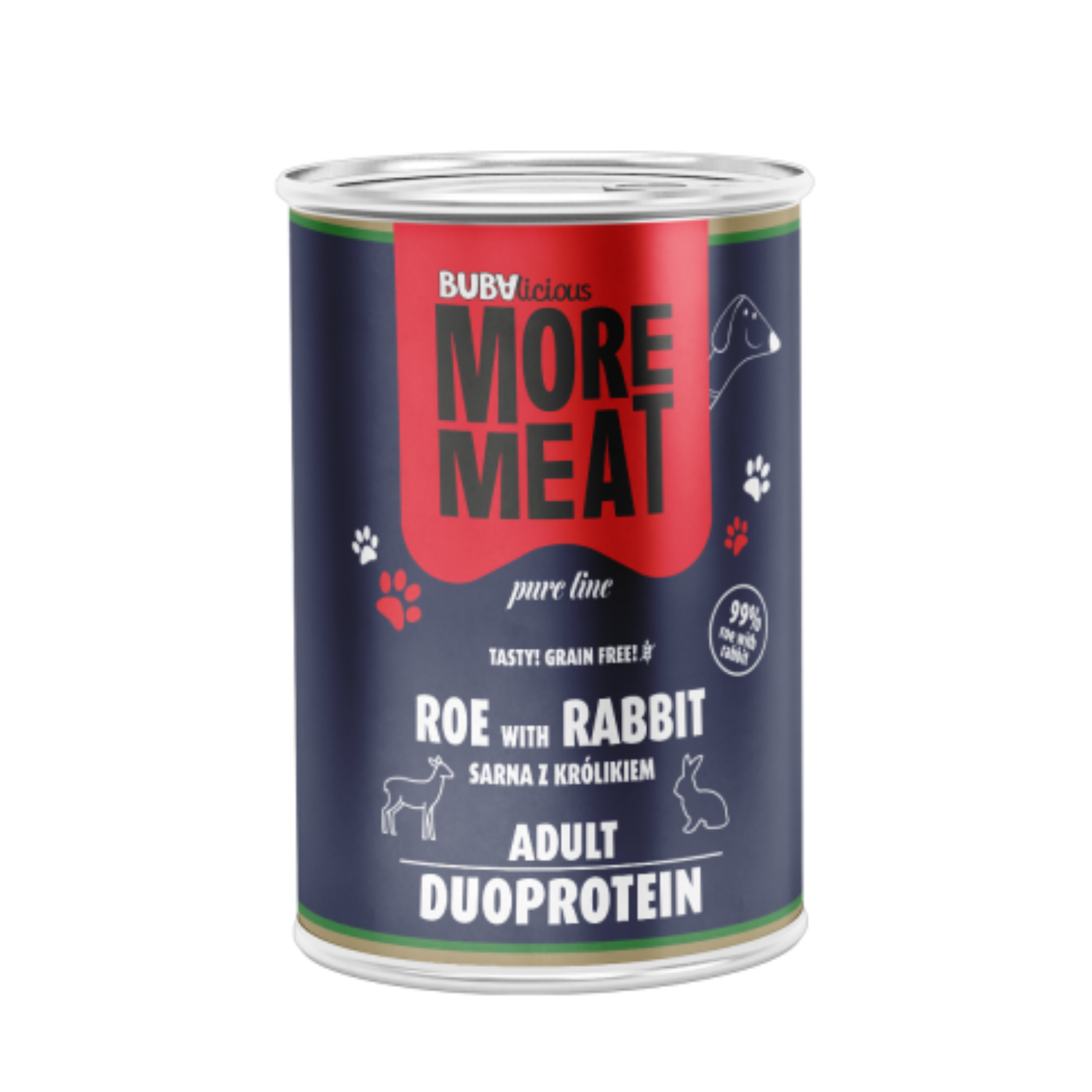 Buba More Meat królik, sarna adult 400 g