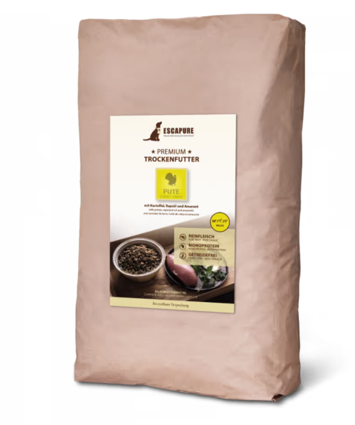 Escapure Premium indyk puppy 12 kg