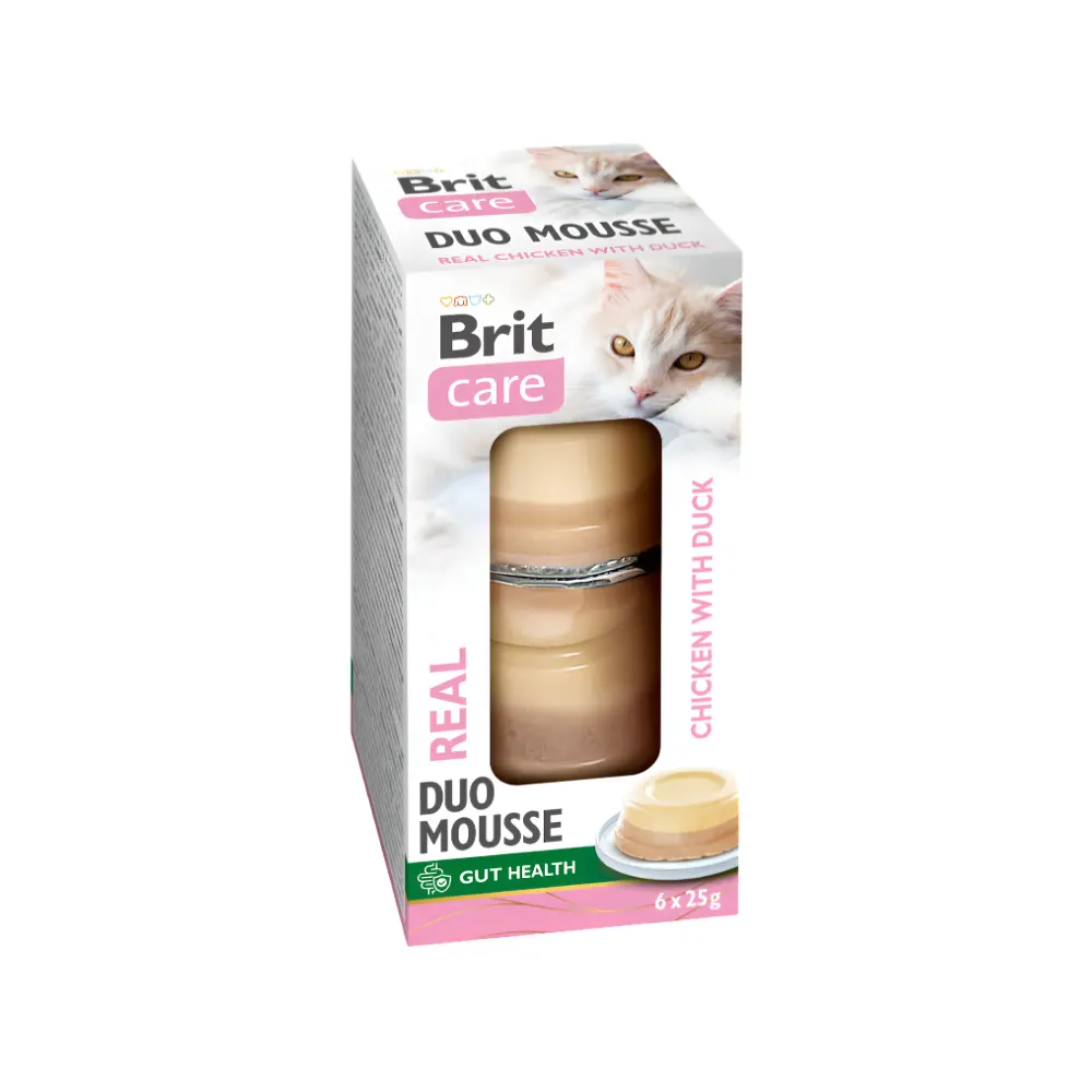 Brit Care kaczka, kurczak pasztet 25 g × 6