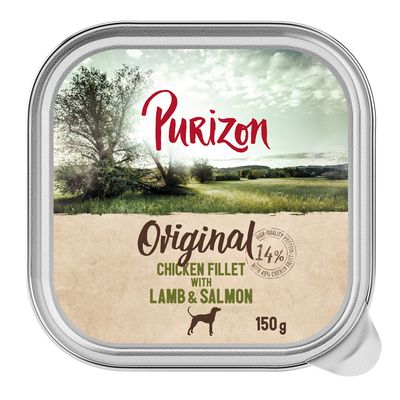Purizon Original jagnięcina, kurczak, łosoś adult 150 g × 6