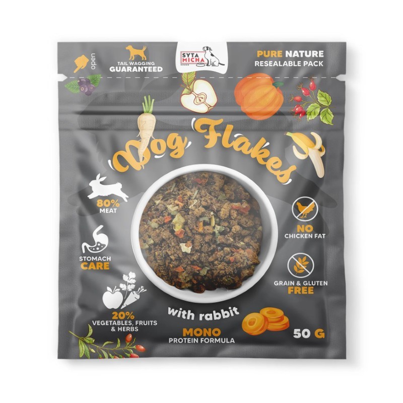 Syta Micha Dog Flakes królik 50 g