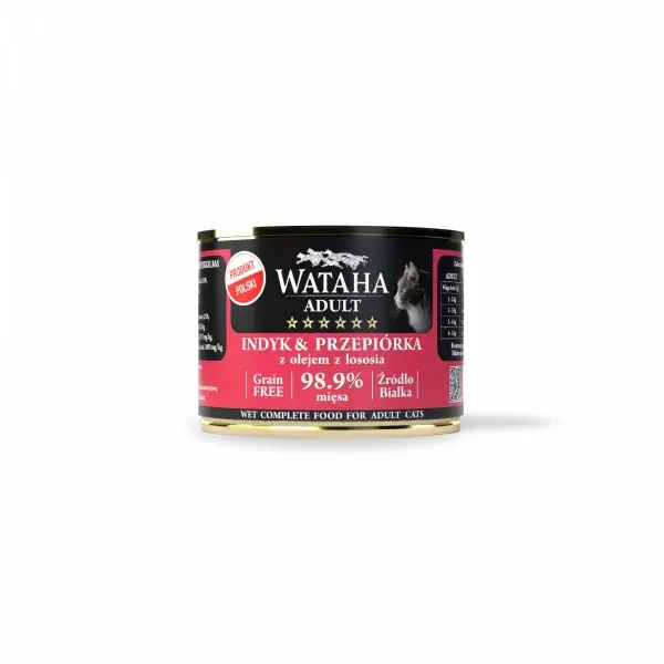 Wataha Hunt indyk, przepiórka pasztet adult 200 g