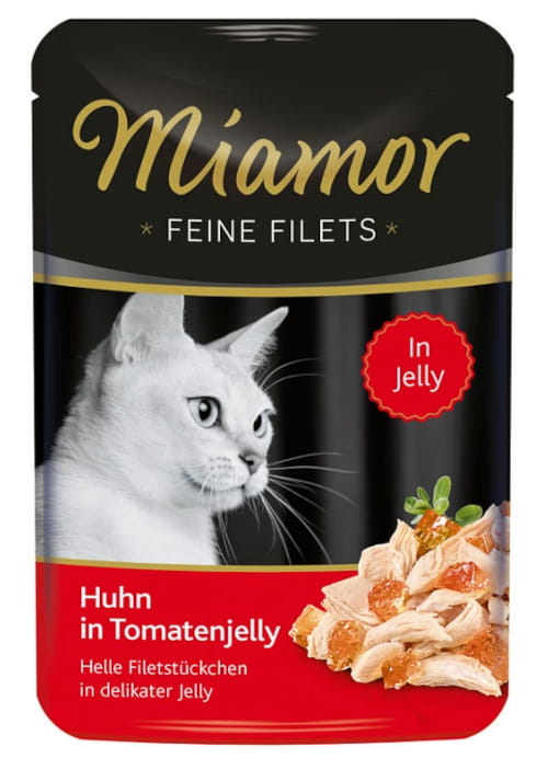 Miamor Feine Filets kurczak z pomidorem kawałki 100 g