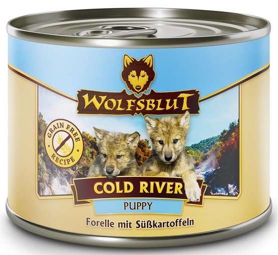 Wolfsblut Cold River pstrąg junior 200 g