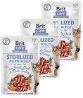 Brit Care Sterilised indyk, kaczka w galaretce adult 85 g × 24