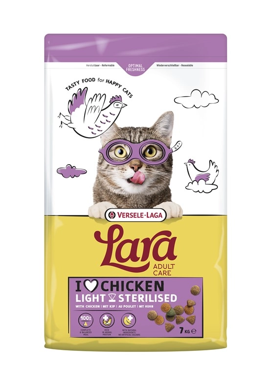 Versele-Laga Lara Light Sterilised kurczak adult 7 kg