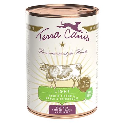 Terra Canis Light wołowina 400 g × 6
