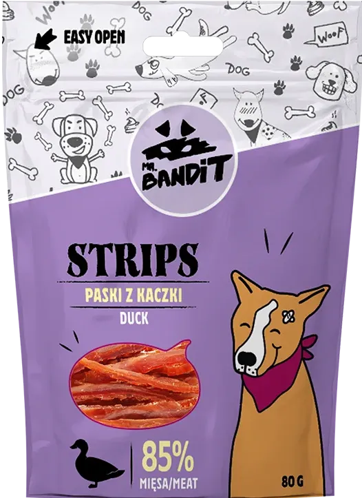 Mr. Bandit Strips kaczka 80 g