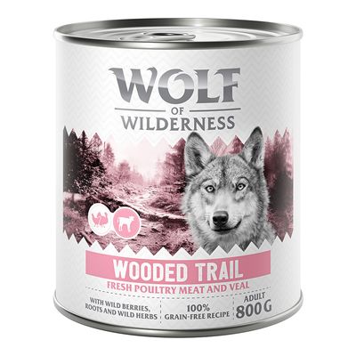 Wolf of Wilderness Expedition cielęcina, drób adult 800 g × 6