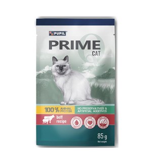 Pupil Prime jagnięcina, wołowina w sosie adult 85 g