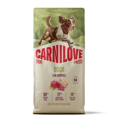 Carnilove True Fresh kaczka puppy 12 kg