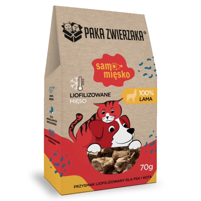 Paka Zwierzaka Samo Mięsko lama 70 g