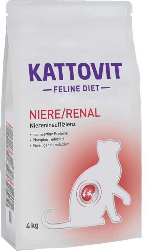Kattovit Feline Diet Renal drób 4 kg