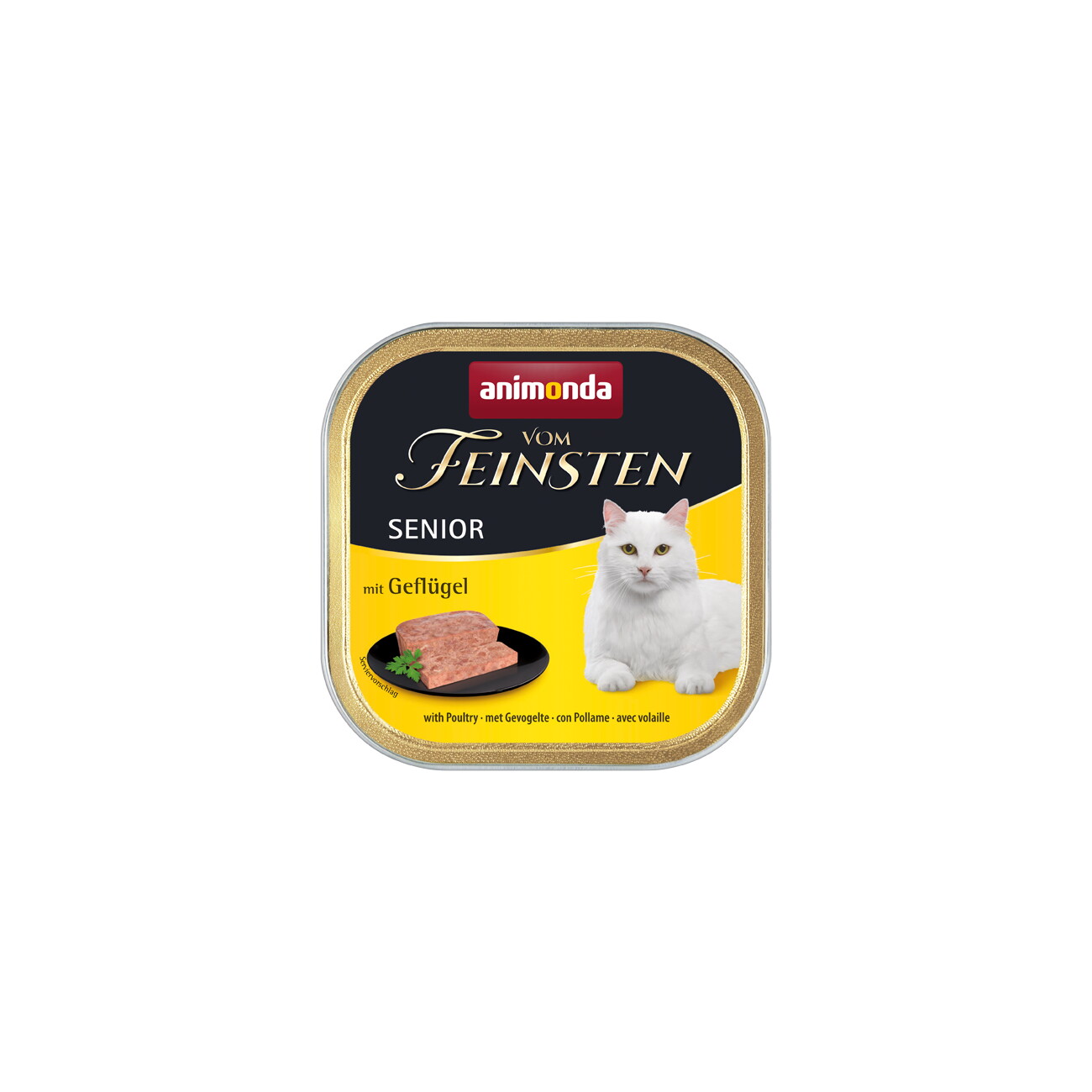 Animonda Vom Feinsten drób pasztet senior 100 g × 32