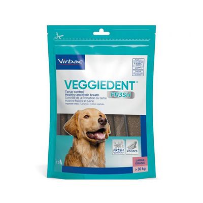 Virbac VeggieDent duże rasy 35 g × 30
