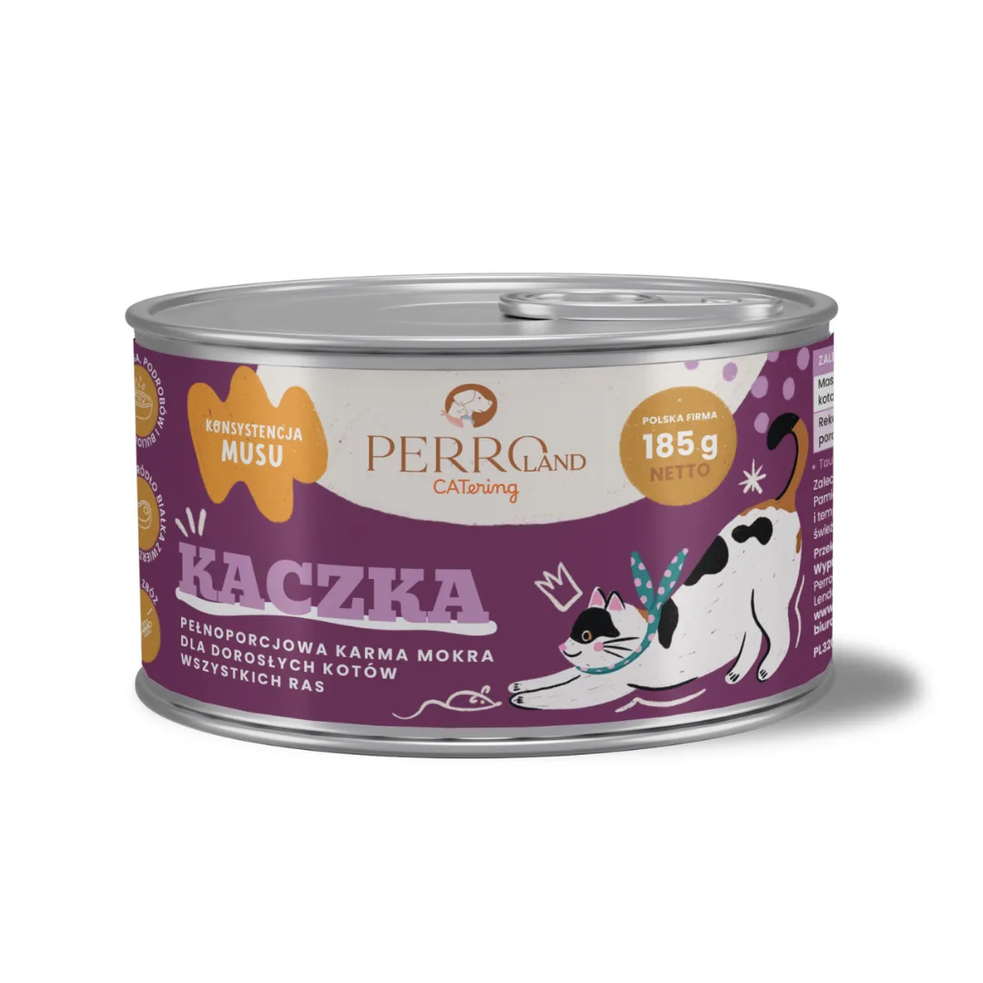 Perro PERROland CATering Digestive kaczka pasztet adult 185 g