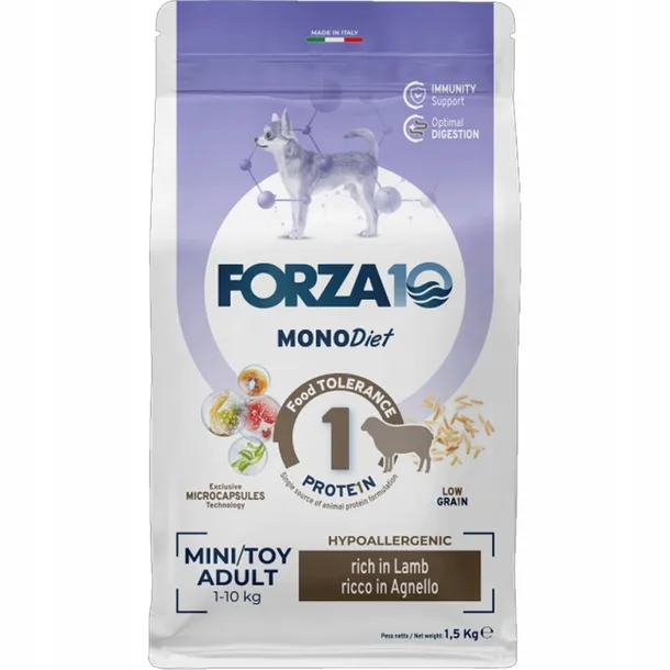 Forza10 Diet jagnięcina adult małe rasy 1,5 kg