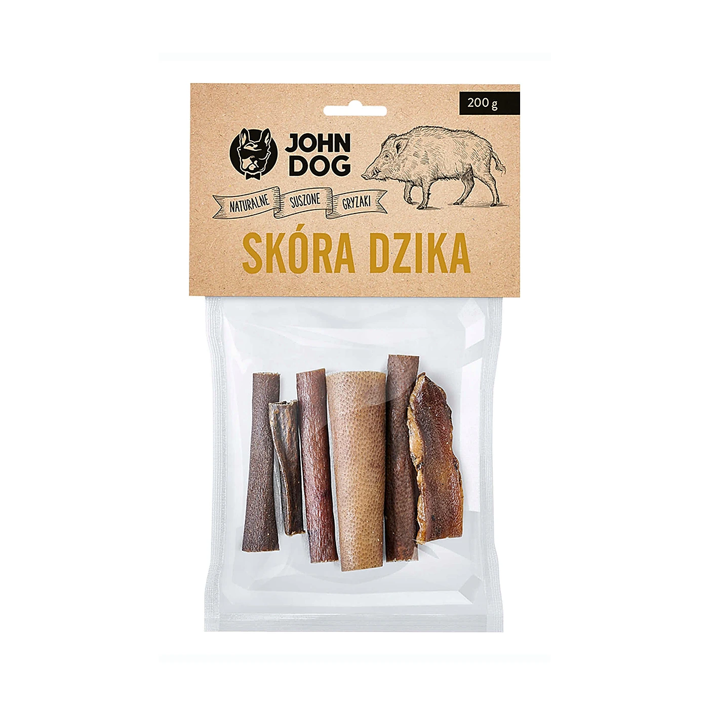 John Dog Gryzaki Naturalne dzik 200 g