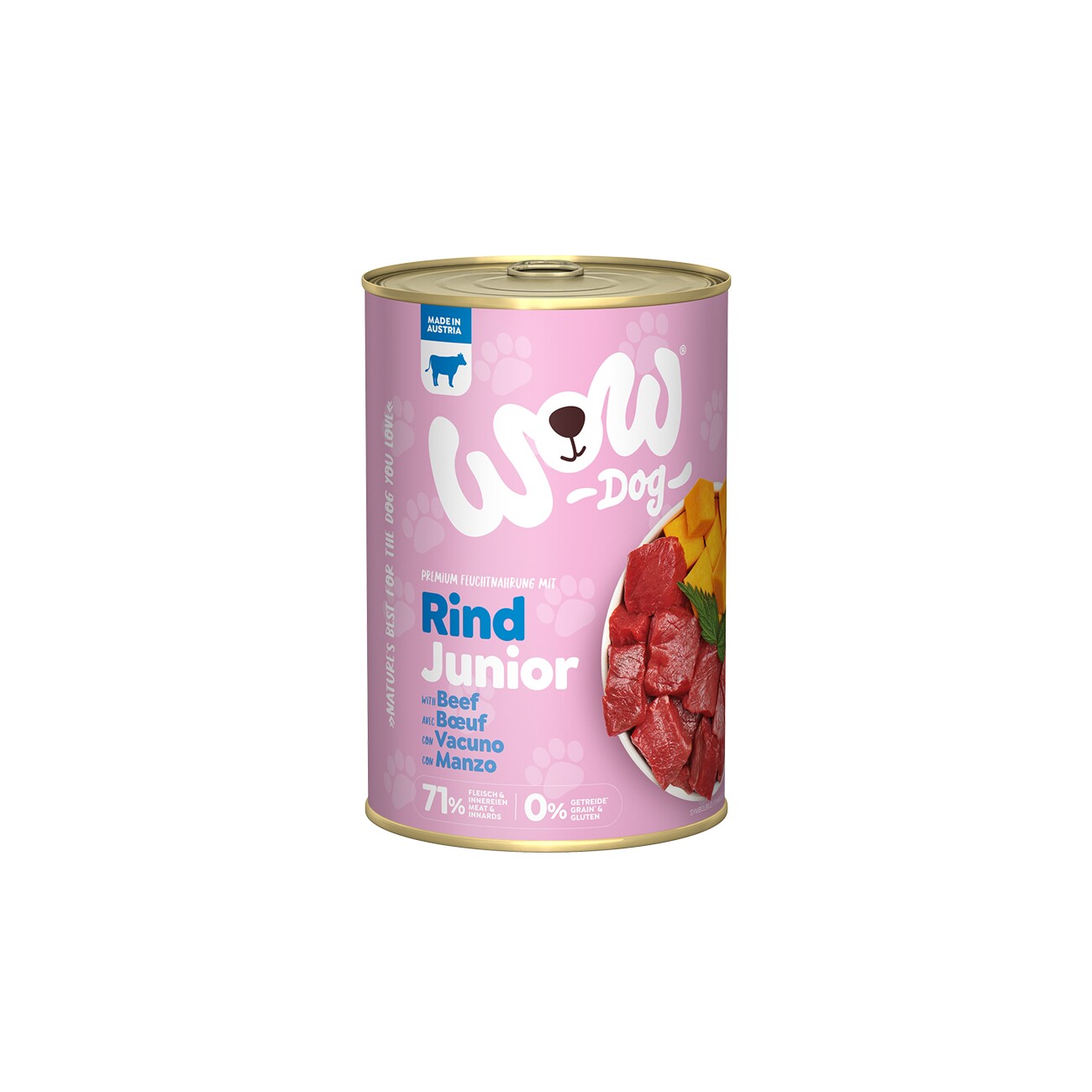 WOW junior wołowina 400 g × 6