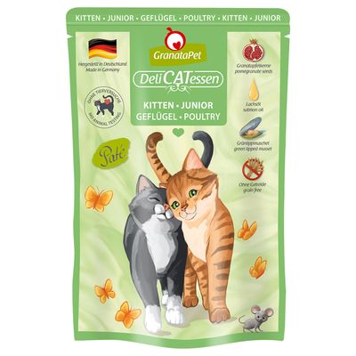 GranataPet DeliCatessen Sensitive drób pasztet kitten 85 g × 12