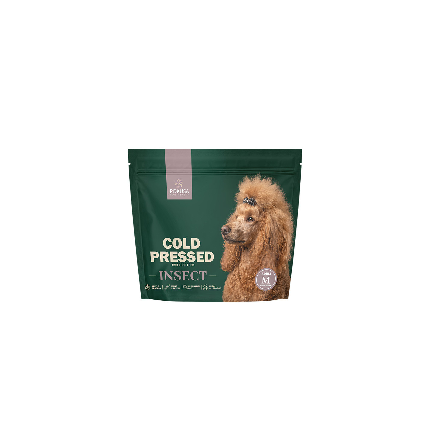 Pokusa Cold Pressed owady adult średnie rasy 3 kg × 4