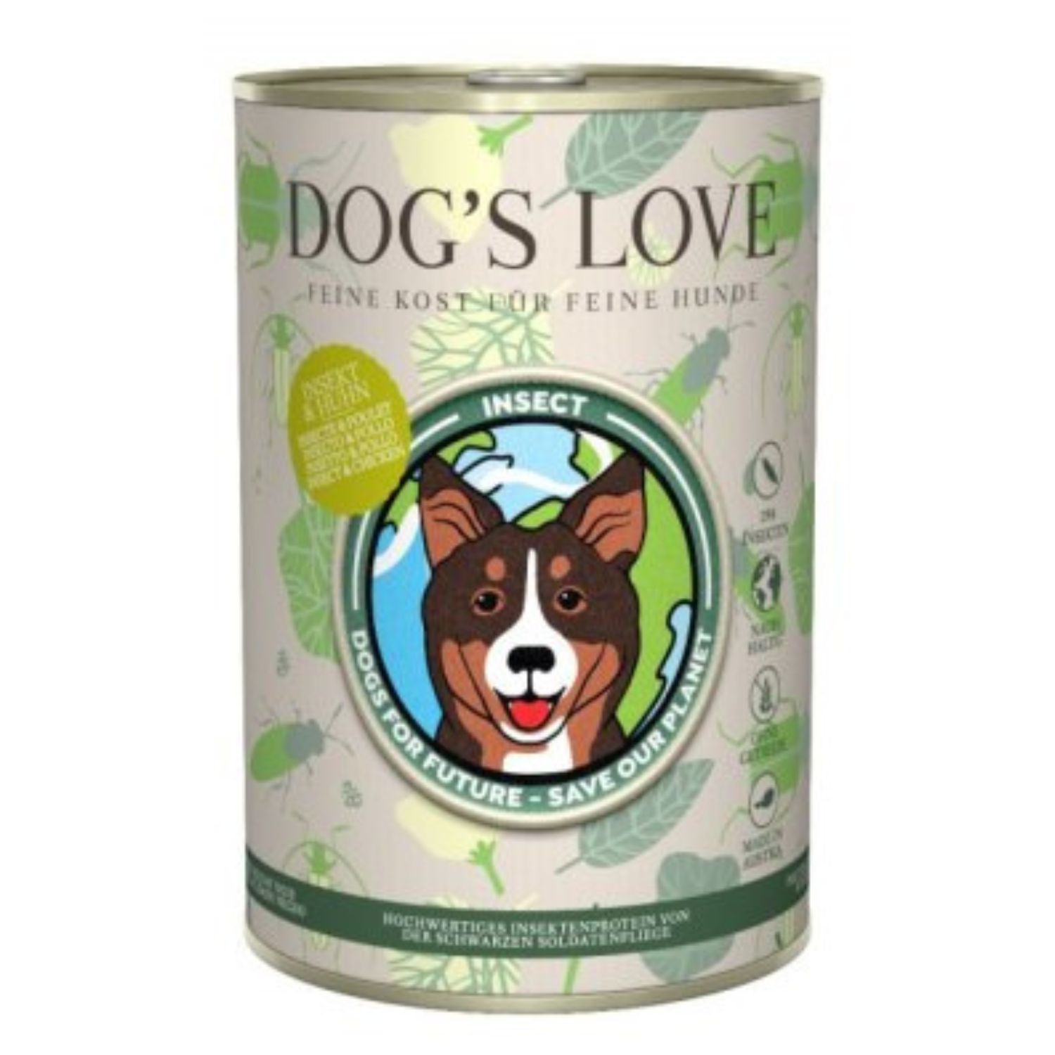 Dog's Love kurczak, owady 400 g