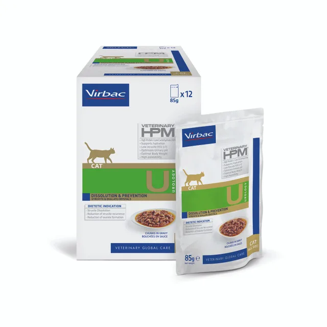 Virbac Veterinary HPM Urinary w sosie 85 g × 12
