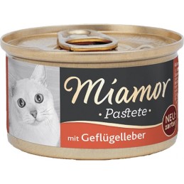 Miamor Pastete drób, wątróbka pasztet adult 85 g